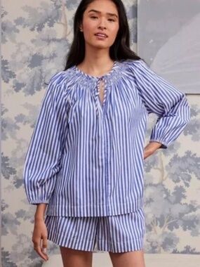 LAKE Pajamas Hammock Short Sleeve Set size large